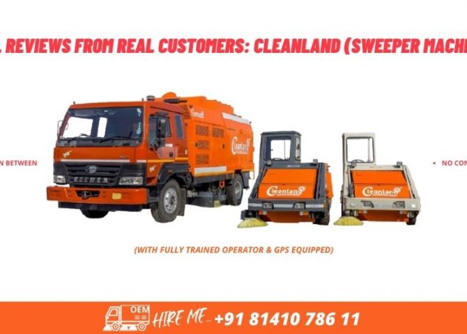 REAL REVIEWS FROM REAL CUSTOMERS: CLEANLAND (Sweeper Machines)